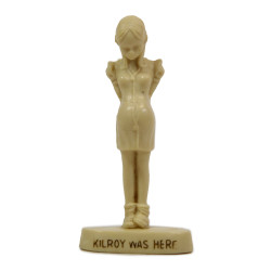 Figurine humoristique, "Kilroy was here"