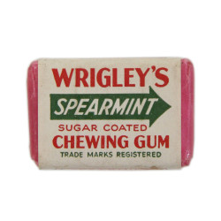 Pack, Chewing Gum, WRIGLEY'S, Made in Great Britain, Only to Armed Forces Overseas