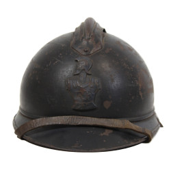 Helmet, Adrian, M1915, French Engineers, Complete