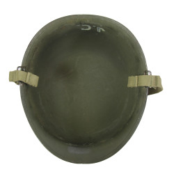 Helmet, M1, Swivel Loops, 1er Régiment de chasseurs parachutistes, French Airborne, Complete