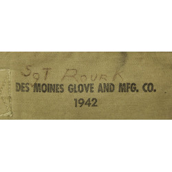 Bag, Field, M-1936, DES MOINES GLOVE AND MFG. CO. 1942, Named