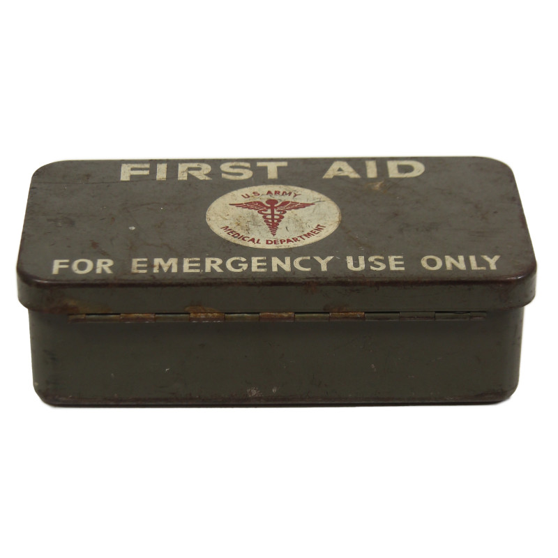 Kit, First-Aid, Motor, Vehicle, 12 Unit, Item No. 9777300, 1st Type, 1942