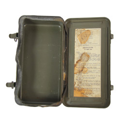 Kit, First-Aid, Motor, Vehicle, 12 Unit, Item No. 9777300, 1st Type, 1942