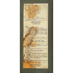 Boîte de premiers secours (First-Aid), 12 Unit, item No. 9777300, 1er type, 1942