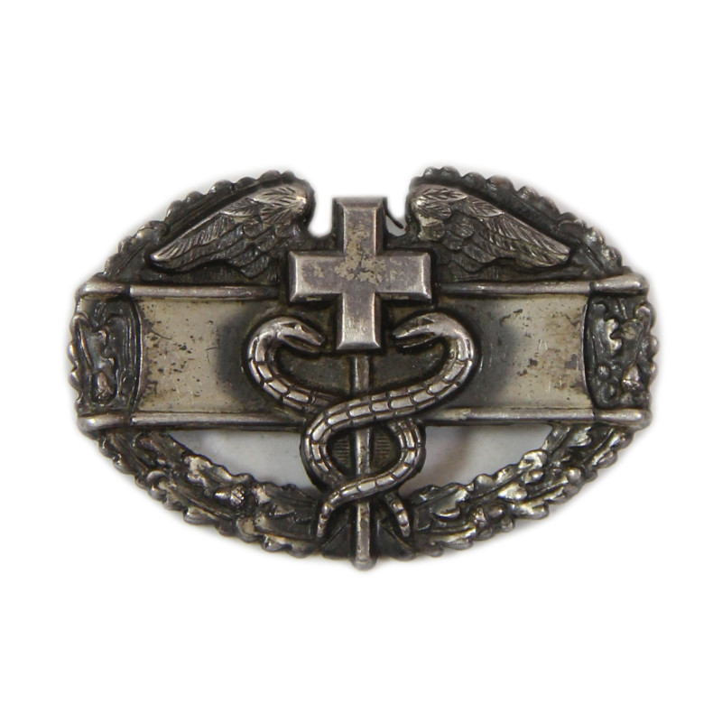 Badge, Combat Medic, US Army, Sterling