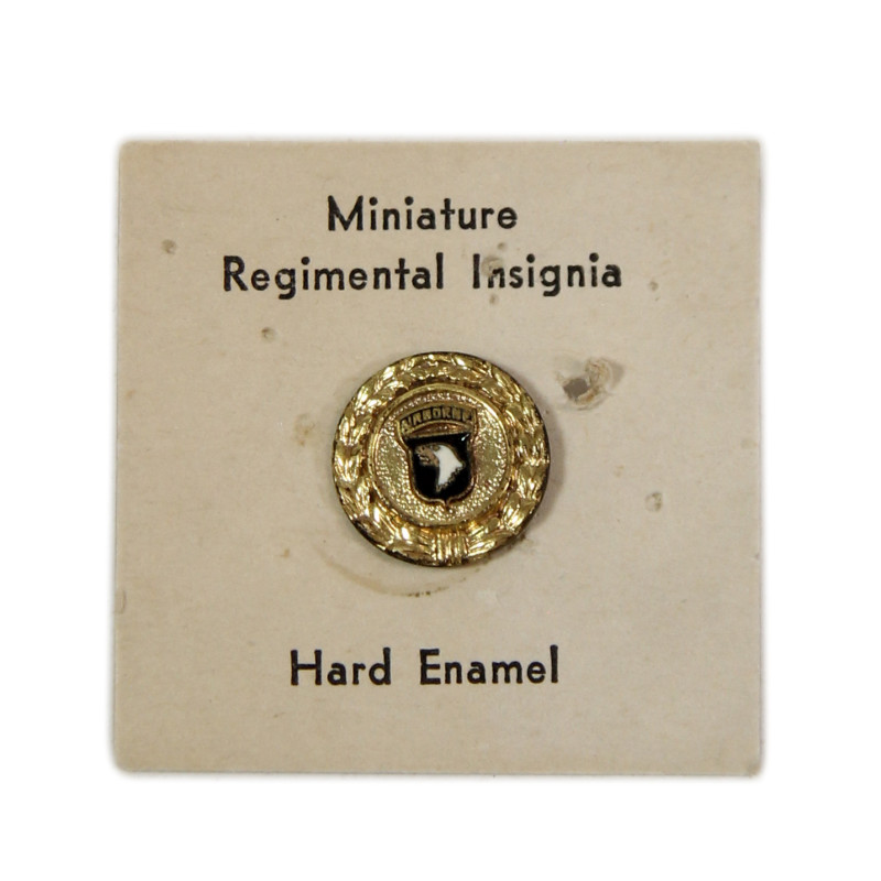 Insigne miniature, 101st Airborne Division, à écrou