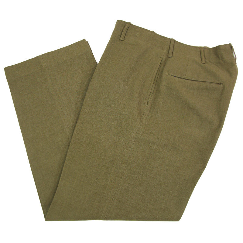 Trousers, Wool, Serge, OD, Special, 33 x 31, 1943