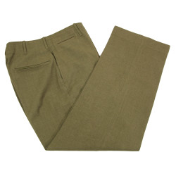 Trousers, Wool, Serge, OD, Special, 33 x 31, 1943