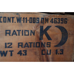 Lot de trois rations K, Breakfast, Dinner, Supper, 1944, JAMAIS OUVERTES