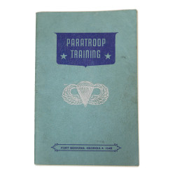 Book, Record, Individual, Paratroop Training, Fort Benning, 1945, Blank