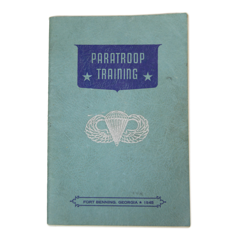 Book, Record, Individual, Paratroop Training, Fort Benning, 1945, Blank