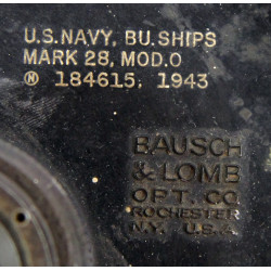 Jumelles Mark 28, 7 x 50, US Navy, Mod. 0, BAUSCH & LOMB OPT. CO. 1943, avec étui