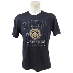 T-shirt, D-Day Normandy, navy blue