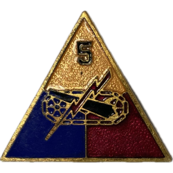 Crest, 5th Armored Division, GEMSCO N.Y.