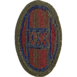 Patch, 30th Infantry Division, OD Border, Green Back, 1943