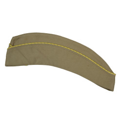 Cap, Garrison, Cotton, Khaki, WAC, Size 22