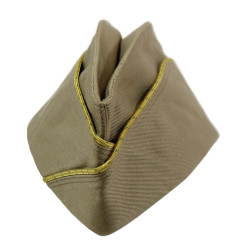 Cap, Garrison, Cotton, Khaki, WAC, Size 22