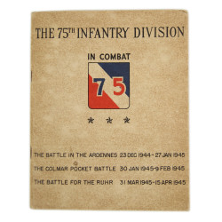 Booklet, Historical, The 75th Infantry Division in Combat, June 1945