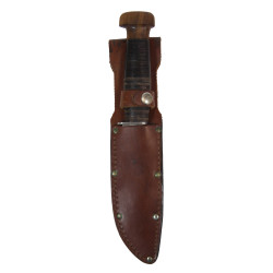 Knife, Utility, MK 1, US Navy, with Leather Scabbard