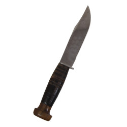 Knife, Utility, MK 1, US Navy, with Leather Scabbard