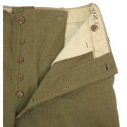 Trousers, Field, Wool, Serge, Special, 32 x 31, 1943