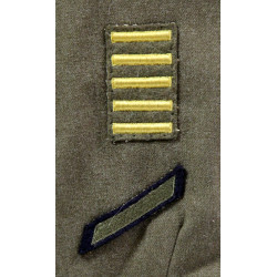 Jacket, Ike & Cap, Garrison, S/Sgt. Eugene Palm, First Army & 9th Air Force, ETO