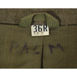 Jacket, Ike & Cap, Garrison, S/Sgt. Eugene Palm, First Army & 9th Air Force, ETO