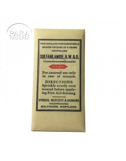 Packet, Sulfanilamide powder, H.W.&D.