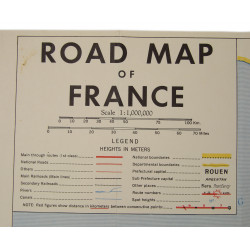 Carte de France US Army Corps of Engineers 1944