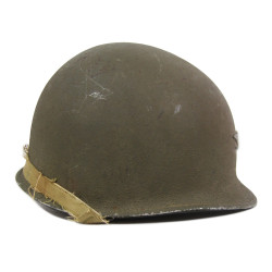 Helmet, M1, Fixed Loops, Colonel, Westinghouse Liner, Green A Washers