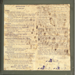 Kit, First-Aid, Motor Vehicle, 24-Unit, 1st Type, 1942