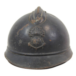 Casque Adrian, Mle 1915, troupes coloniales, complet