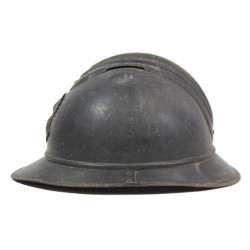 Casque Adrian, Mle 1915, troupes coloniales, complet