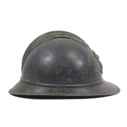 Casque Adrian, Mle 1915, troupes coloniales, complet