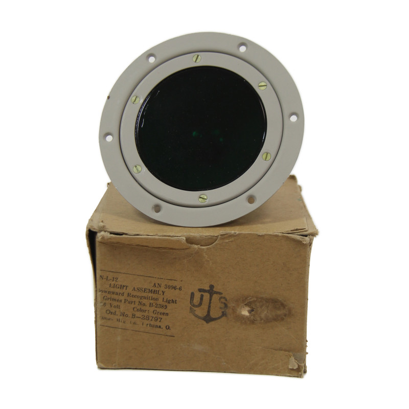 Lamp Assembly, Downward Recognition Light, AN 3096-6, USAAF, in Box