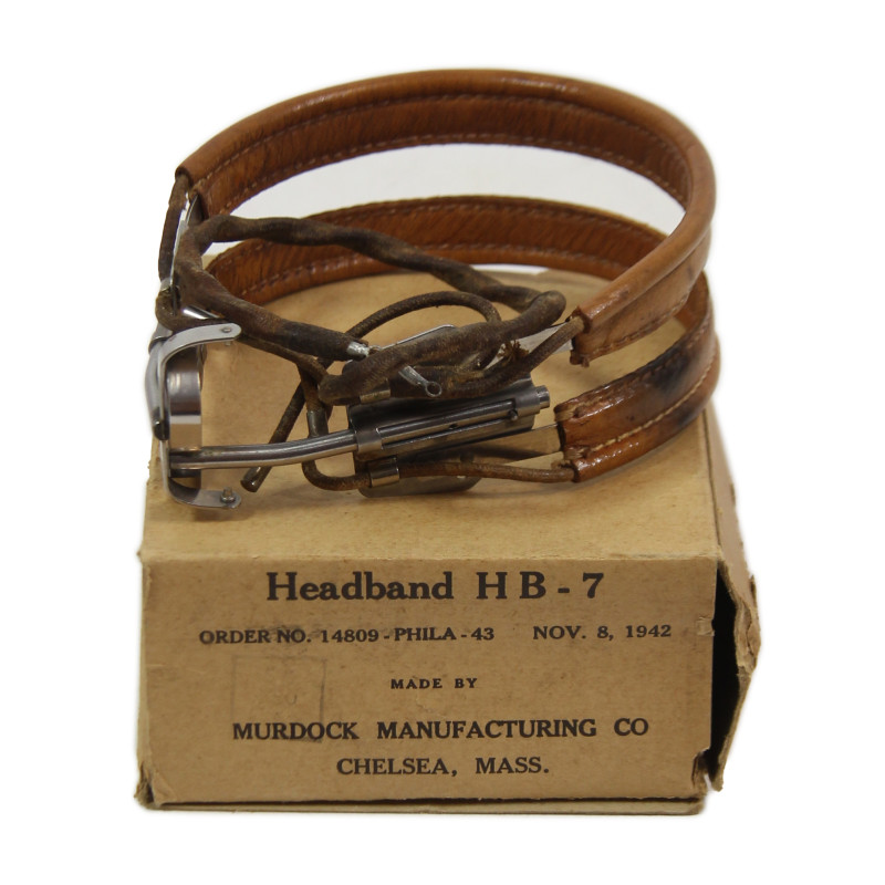 Headset, HB-7, for Receivers, ANB-H-1, 1943, in Box