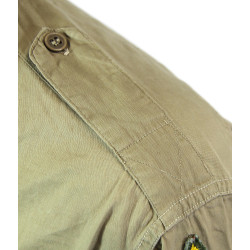 Shirt, Cotton, Khaki, 16 x 33, Henry Broemsen, ARC Field Director, 8th Armored Division