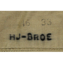 Chemise chino, 16 x 33, Henry Broemsen, ARC Field Director, 8th Armored Division