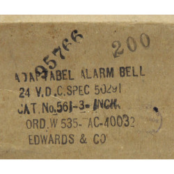 Bell, Alarm, 24 V.D.C., USAAF, Edwards & Company Inc.