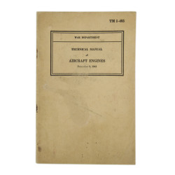 Manual, Technical, TM 1-405, Aircraft Engines, 1942