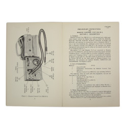 Manual, Technical, TM 11-308A, Remote Control Unit RM-29-A, 1943