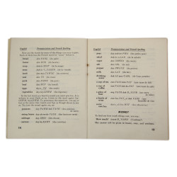 Livret, French Language Guide, TM 30-302, 1944