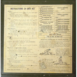 Boîte de premiers secours (First-Aid), 24-Unit, 1er type, 1942