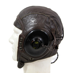 Helmet, Flying, Type A-11, Large, with ANB-H-1 Receivers, USAAF