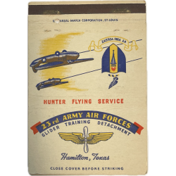 Matchbook, 23rd Army Air Forces, Glider Training Detachment