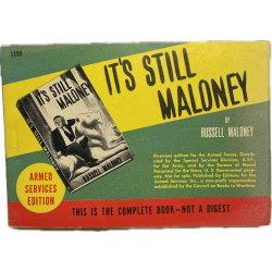 Novel, US Army, It's Still Maloney