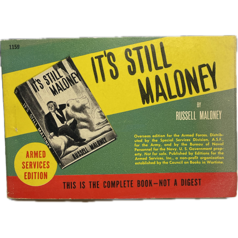 Novel, US Army, It's Still Maloney