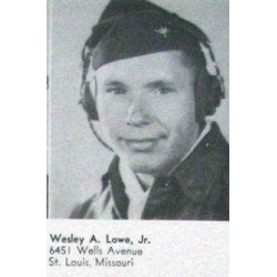 Bag, Parachute, Aviator's, AN-6505-1, 1st Lt. Wesley Lowe, Jr., 863rd BS, 493rd BG, 8th Air Force, USAAF, ETO