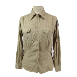 Shirt, Cotton, Khaki, WAC, T/5, USAAF