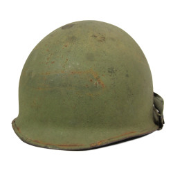 Helmet, M1, Complete, with Camouflage Cover, 1965-1972, Vietnam